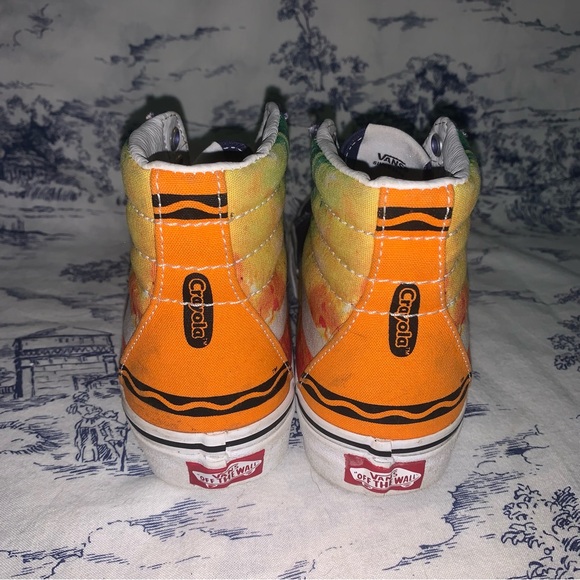Vans Off The Wall X Crayola Crayons High Top Shoes Women’s 5.5 Men’s 4 - Picture 4 of 9